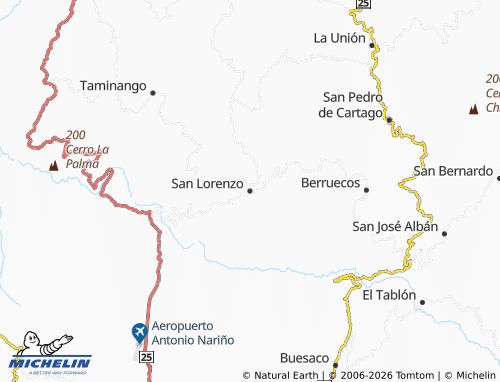 Carte MICHELIN San Lorenzo - ViaMichelin