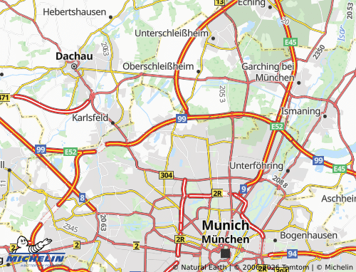 MICHELIN-Landkarte Feldmoching-Hasenbergl - ViaMichelin