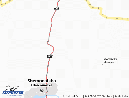 MICHELIN Belyy Kamen' map - ViaMichelin