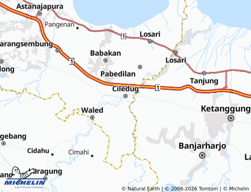 Mapa MICHELIN Ciledug - ViaMichelin