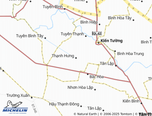 MICHELIN Thạnh Hưng map - ViaMichelin