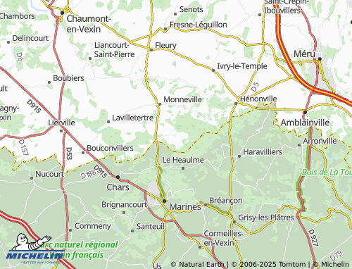 Carte MICHELIN Chavençon - ViaMichelin