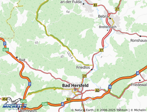 Carte MICHELIN Tann - ViaMichelin