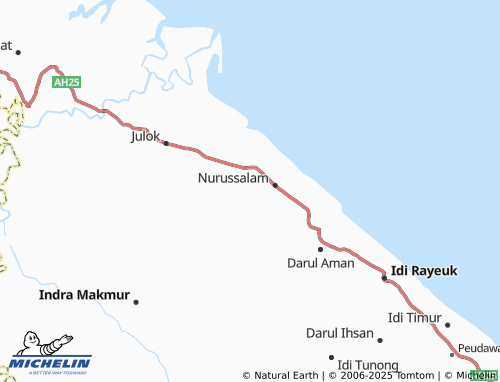 MICHELIN Meunasah Hagu map - ViaMichelin