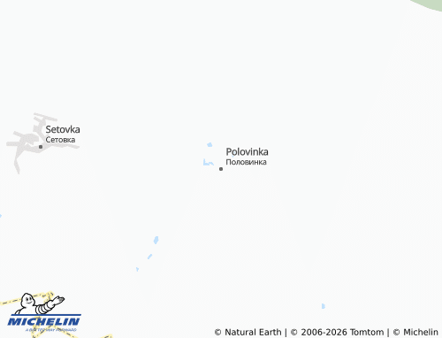 MICHELIN-Landkarte Polovinka - ViaMichelin