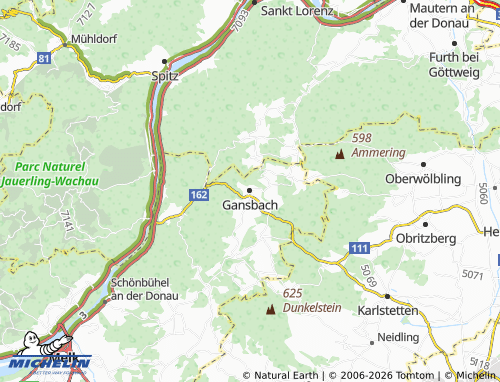 MICHELIN Gansbach map - ViaMichelin