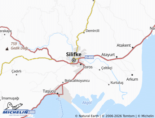 MICHELIN Göksu map - ViaMichelin