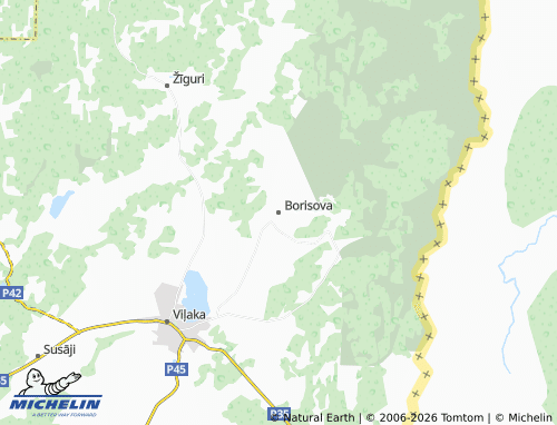 MICHELIN Borisova map - ViaMichelin