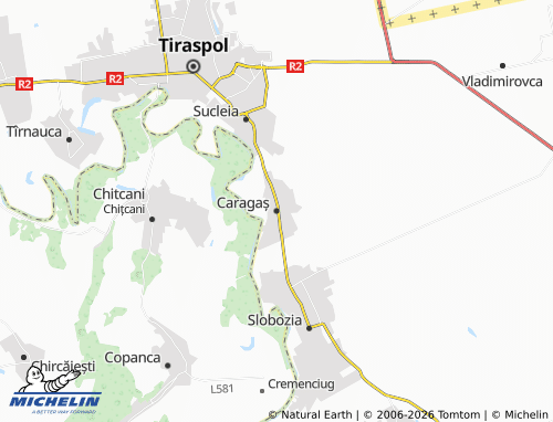 Carte MICHELIN Caragaș - ViaMichelin