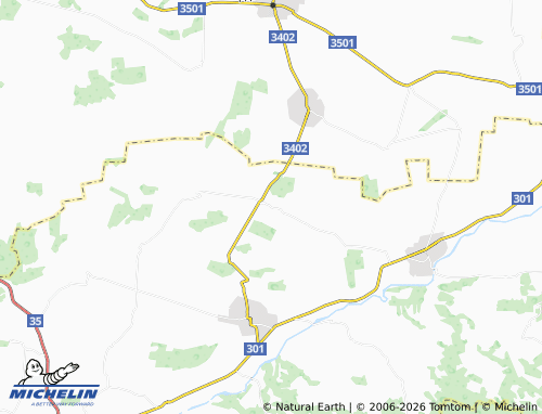 MICHELIN Drenov map - ViaMichelin