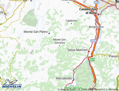 Mappa MICHELIN Monte San Giovanni - ViaMichelin