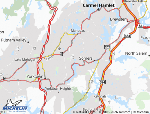 Mappa MICHELIN Shenorock - ViaMichelin
