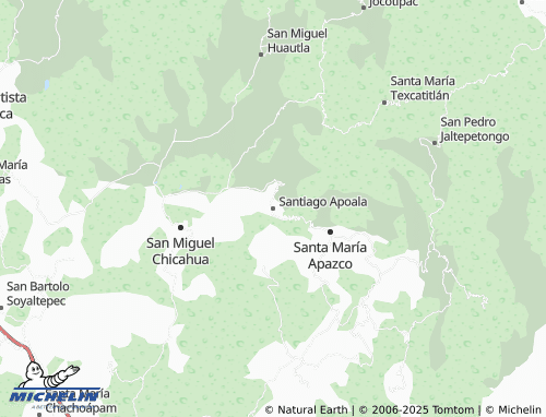 MICHELIN Santiago Apoala map - ViaMichelin