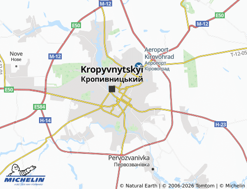 MICHELIN-Landkarte Leninskyi - ViaMichelin