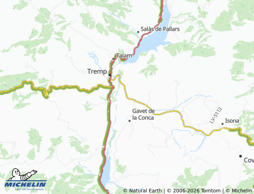 Mappa MICHELIN Vilamitjana - ViaMichelin