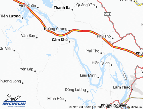 Mapa MICHELIN Yên Tập - ViaMichelin