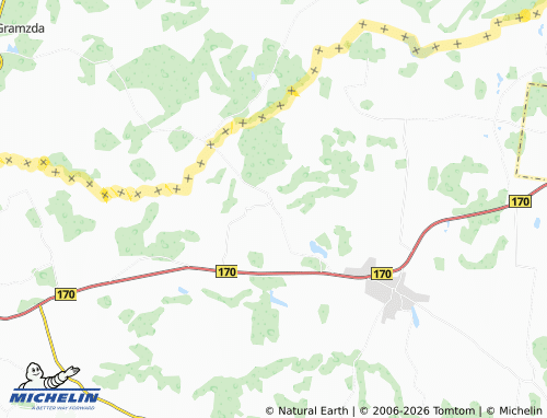 Mappa MICHELIN Gėsalai - ViaMichelin