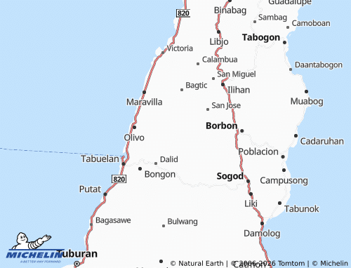 MICHELIN Kanlim-Ao map - ViaMichelin