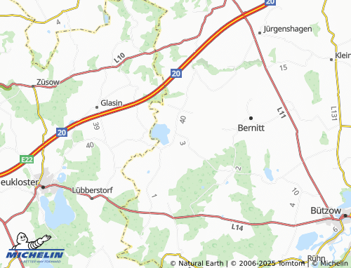 MICHELIN Klein Sien map - ViaMichelin