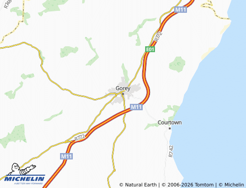 Kaart MICHELIN Gorey - ViaMichelin