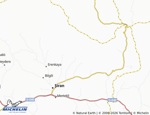 MICHELIN-Landkarte Evren - ViaMichelin