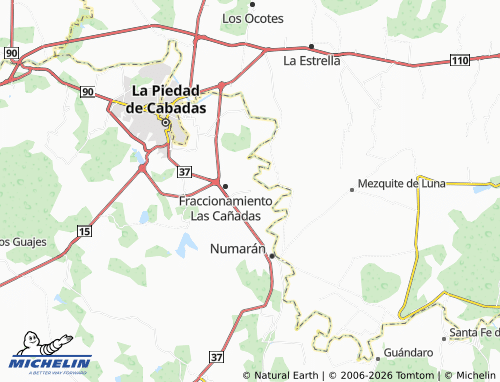 MICHELIN-Landkarte Cañada de Ramírez - ViaMichelin