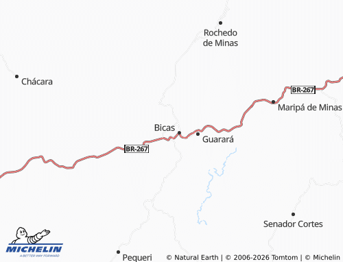 Mappa MICHELIN Edgar Antônio Moreira - ViaMichelin