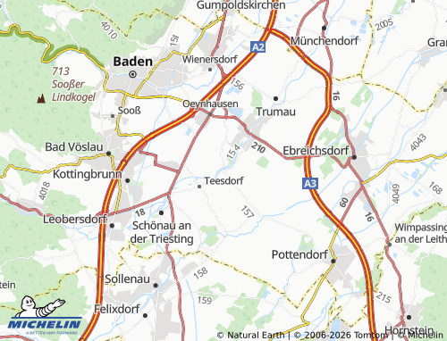 MICHELIN Tattendorf map - ViaMichelin