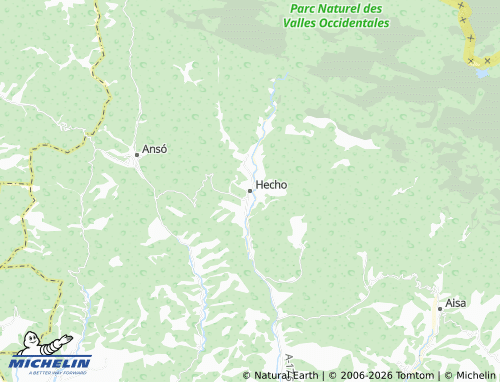 Carte MICHELIN Hecho - ViaMichelin