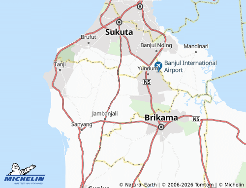 Mappa MICHELIN Jambur - ViaMichelin