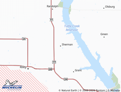 Mappa MICHELIN Sherman - ViaMichelin