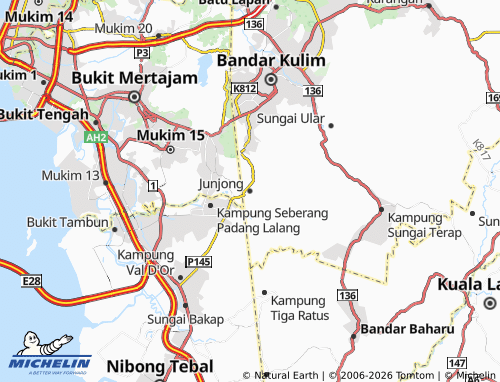 Mappa MICHELIN Junjong - ViaMichelin