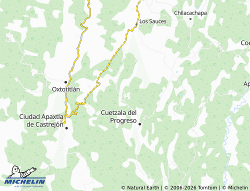 Carte MICHELIN Cuaxilotla - ViaMichelin