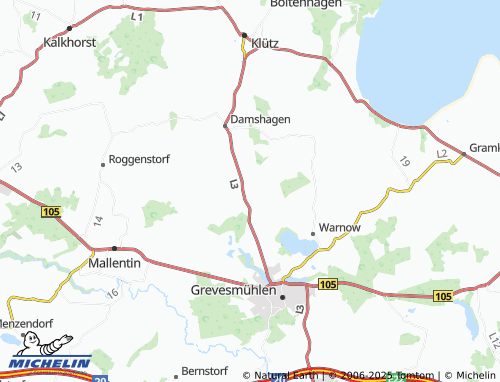 Mappa MICHELIN Moor-Rolofshagen - ViaMichelin