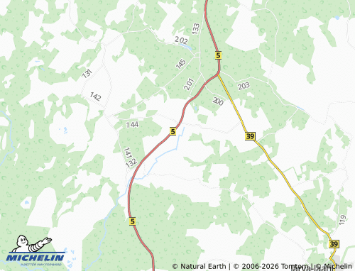 MICHELIN-Landkarte Ahula - ViaMichelin
