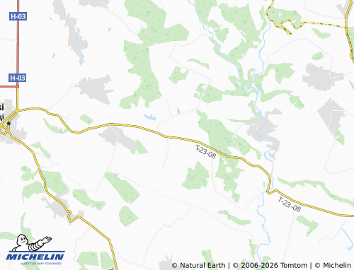 MICHELIN Sosnivka map - ViaMichelin