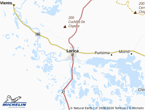 Carte MICHELIN Lorica - ViaMichelin