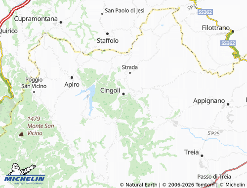 Mapa MICHELIN Cingoli - ViaMichelin