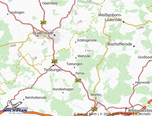 Mapa MICHELIN Wehnde - ViaMichelin