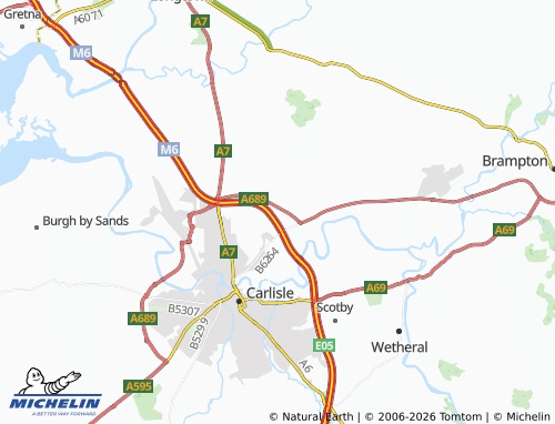 Carte MICHELIN Brunstock - ViaMichelin