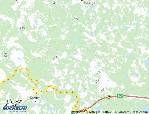 Kaart MICHELIN Palujüri - ViaMichelin