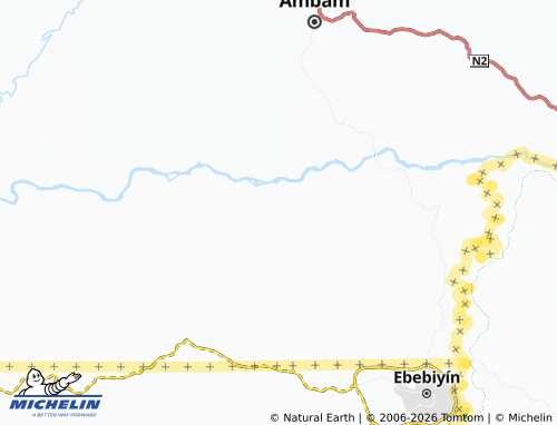 MICHELIN Nsana map - ViaMichelin