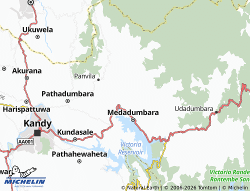 Mappa MICHELIN Weliketiya - ViaMichelin
