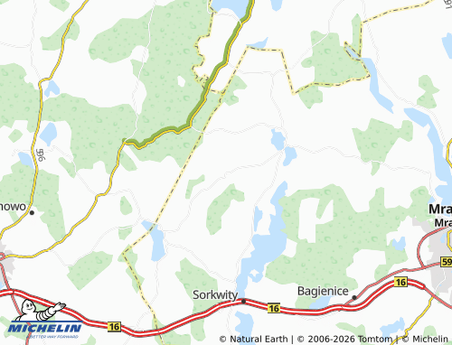 MICHELIN Surmówka map - ViaMichelin