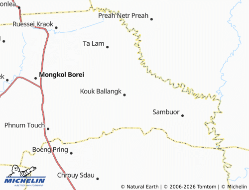 Kaart MICHELIN Kouk Ballangk - ViaMichelin