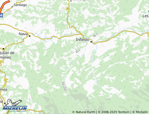 Mapa MICHELIN Arenas de Beloncio - ViaMichelin