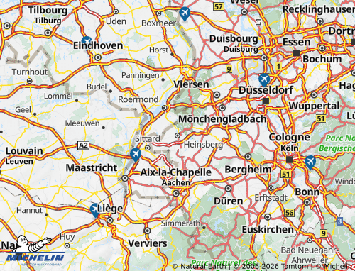MICHELIN Heinsberg map - ViaMichelin