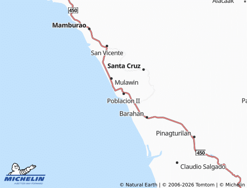 Mappa MICHELIN Poblacion II - ViaMichelin