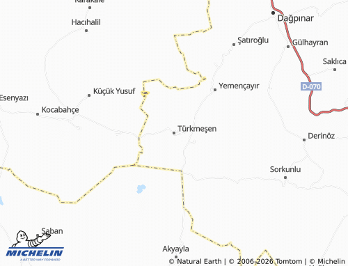 Mappa MICHELIN Türkmeşen - ViaMichelin