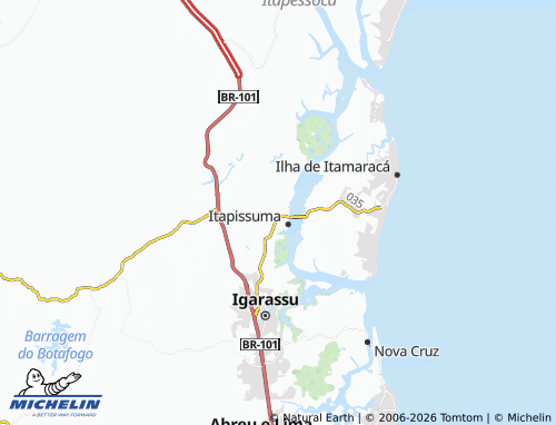 Mapa MICHELIN Cajueiro - ViaMichelin